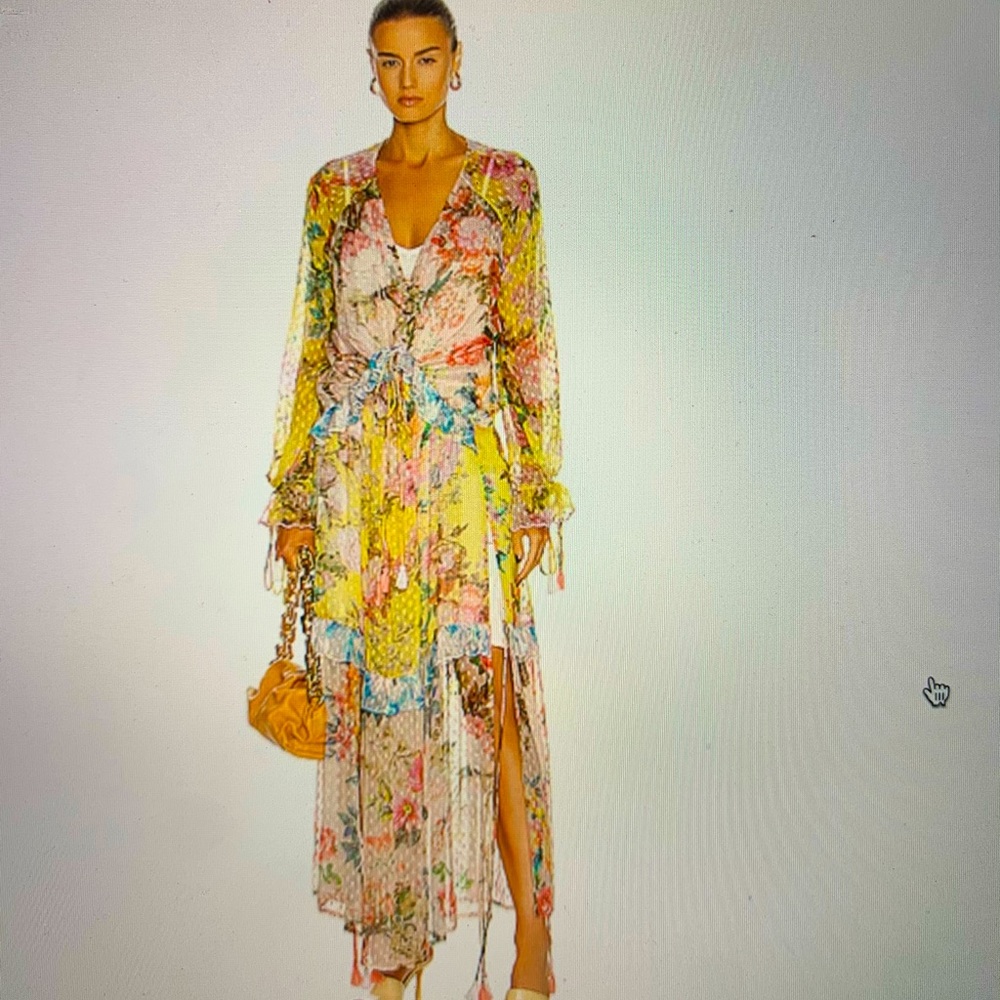 Hermant and Nandita Fleur Kaftan Dress